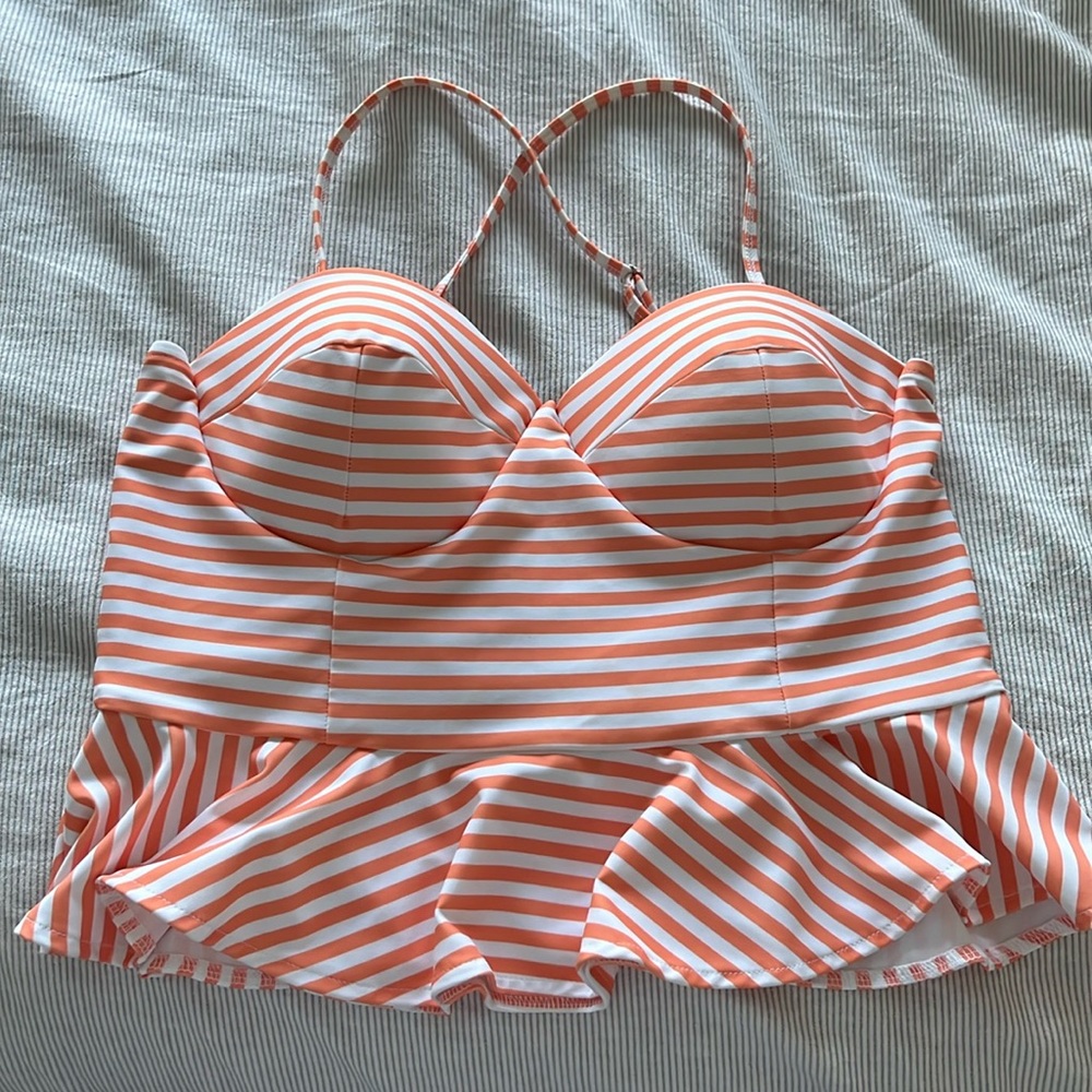 Peplum Swim Top